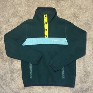 Cotopaxi Green Teca Fleece Snap T Long Sleeve Pullover Womens Small